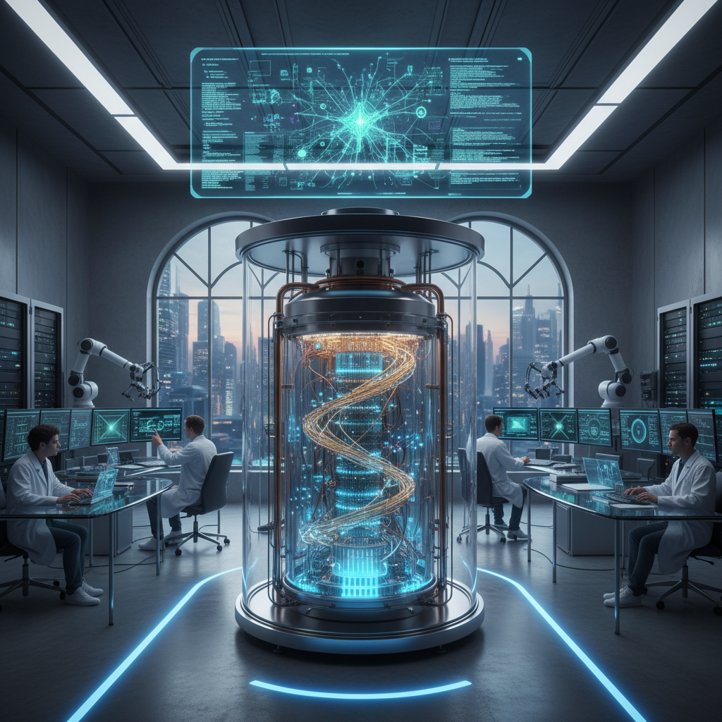 Qubit Count vs. Error Rate in Quantum AI Performance